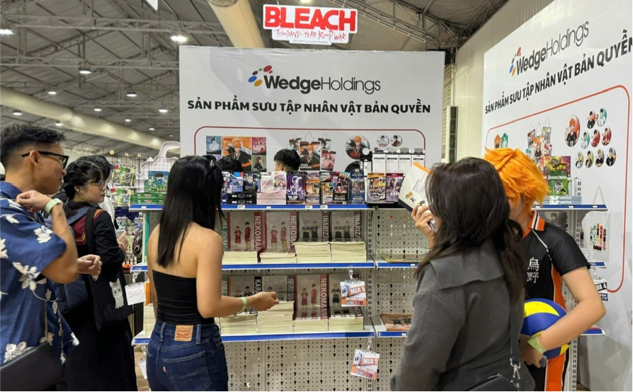 Gian hàng của Wedge Holdings trong lễ hội Việt – Nhật lần thứ 10 tại công viên 23/9 ở TPHCM từ 8 – 9/3 hứa hẹn mang đến những trải nghiệm đáng nhớ cho các bạn trẻ yêu thích văn hóa và nội dung liên quan đến Nhật Bản.