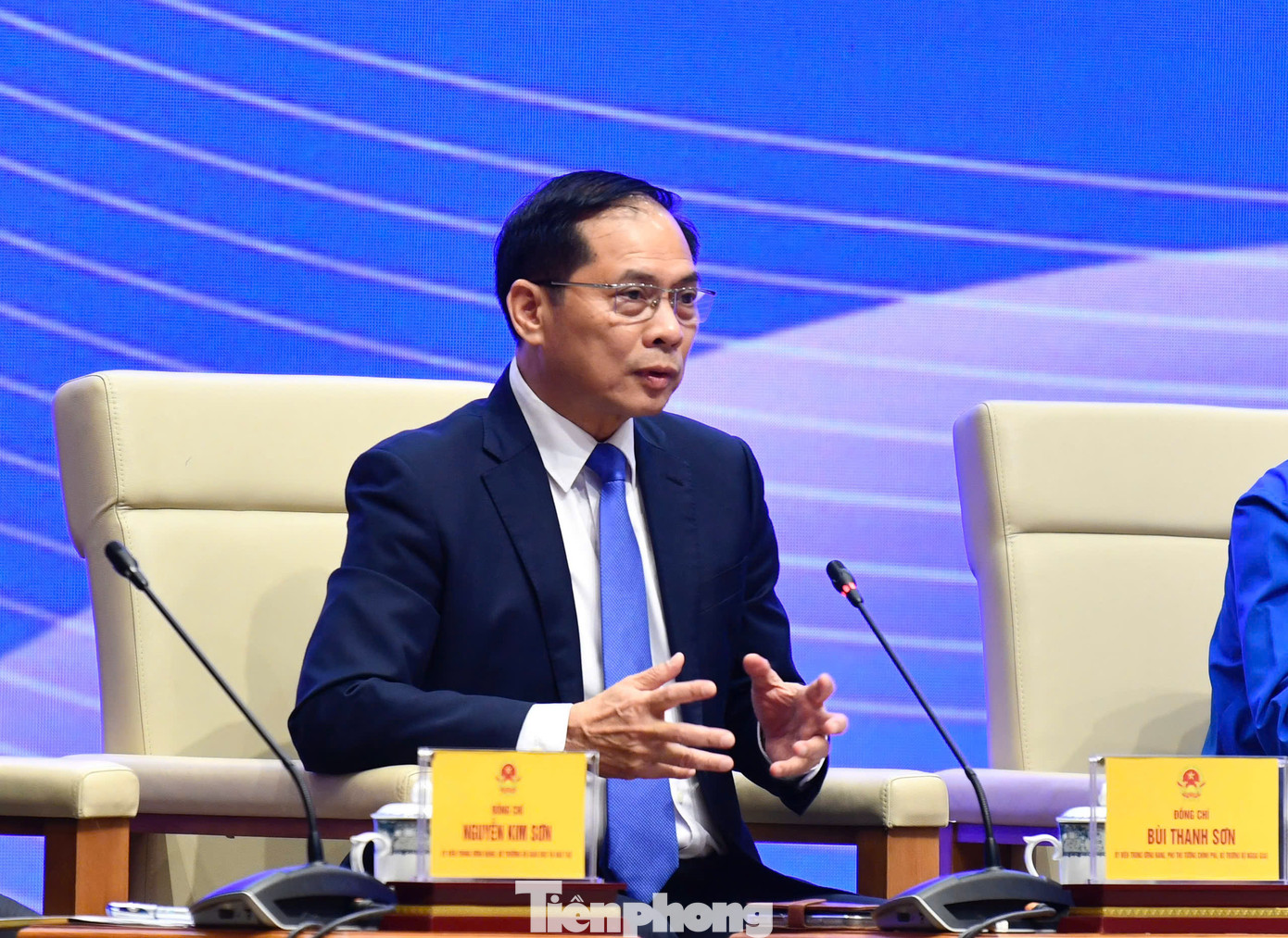 Phó Thủ tướng Chính phủ Bùi Thanh Sơn chia sẻ tại chương trình.