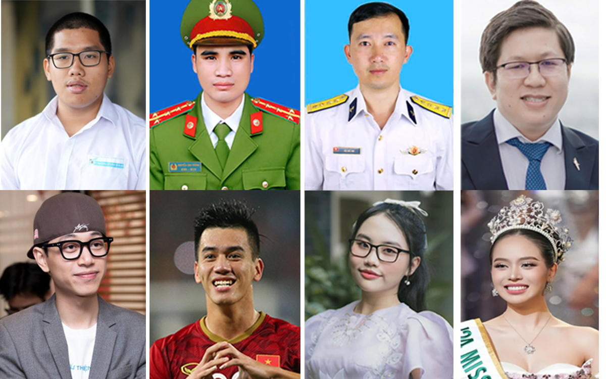 8 Gương mặt trẻ Việt Nam triển vọng năm 2024. 8 Gương mặt trẻ Việt Nam triển vọng năm 2024.