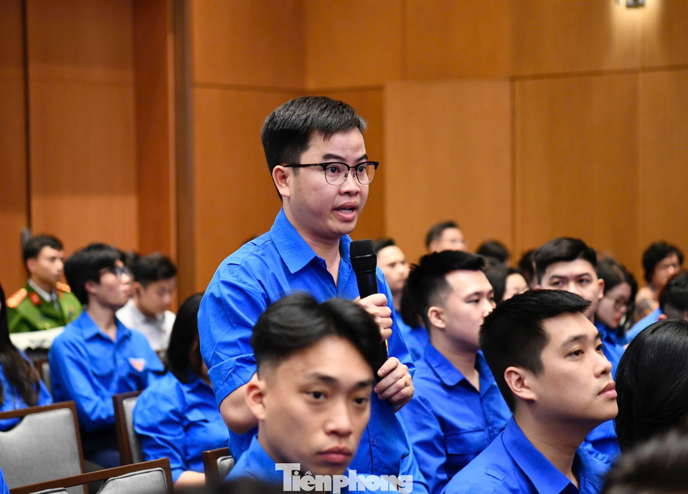 TS. Phạm Huy Hiệu - Gương mặt trẻ Việt Nam tiêu biểu 2024 hiến kế tại chương trình đối thoại. TS. Phạm Huy Hiệu - Gương mặt trẻ Việt Nam tiêu biểu 2024 hiến kế tại chương trình đối thoại.