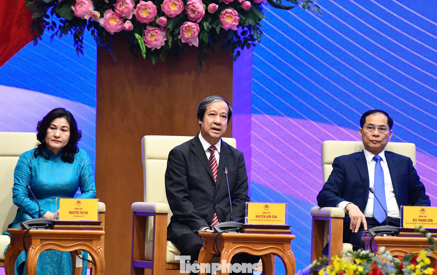 Bộ trưởng Bộ Giáo dục và Đào tạo Nguyễn Kim Sơn chia sẻ tại chương trình.