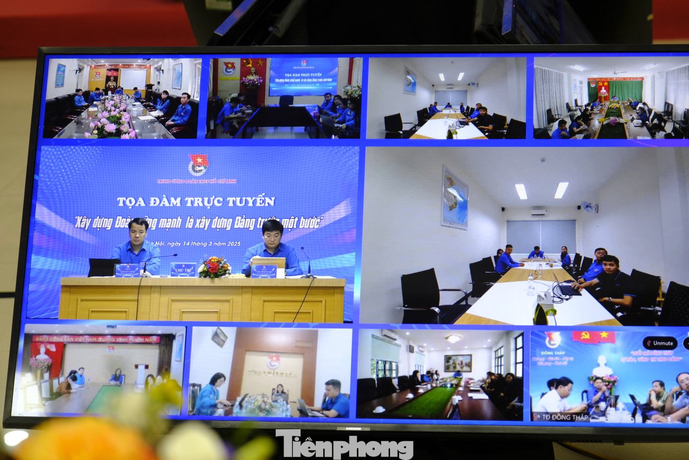 Các điểm cầu trực tuyến tham dự tọa đàm. Các điểm cầu trực tuyến tham dự tọa đàm.