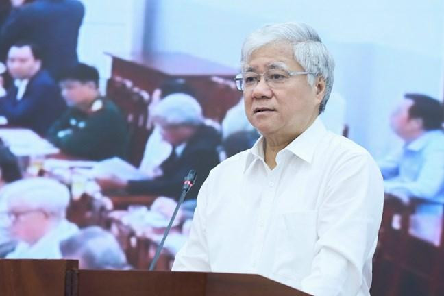 Chủ tịch Ủy ban T.Ư MTTQ Việt Nam phát biểu khai mạc Hội nghị (ảnh Q.V) Chủ tịch Ủy ban T.Ư MTTQ Việt Nam phát biểu khai mạc Hội nghị (ảnh Q.V)