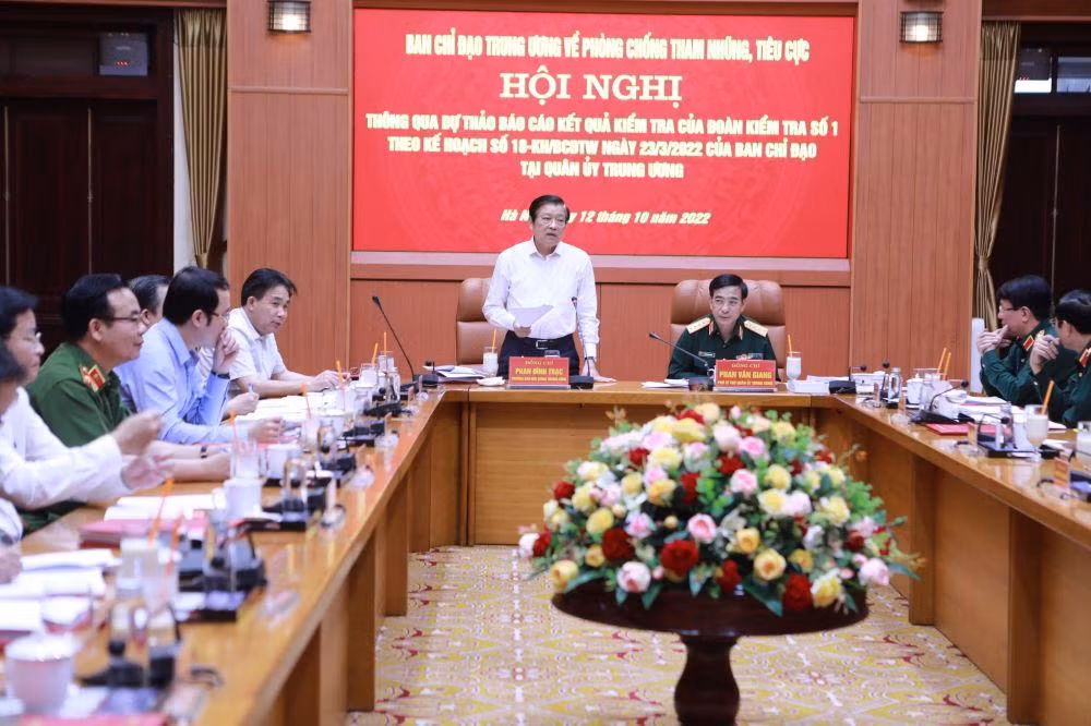 Trưởng ban Nội chính Trung ương phát biểu tại cuộc làm việc Trưởng ban Nội chính Trung ương phát biểu tại cuộc làm việc
