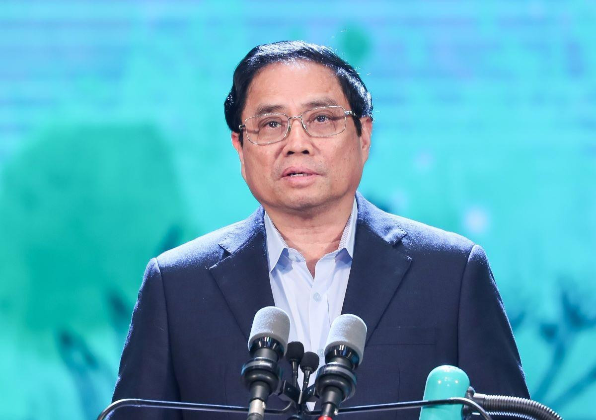 Thủ tướng Phạm Minh Chính phát biểu tại Chương trình "Cả nước chung tay vì người nghèo"