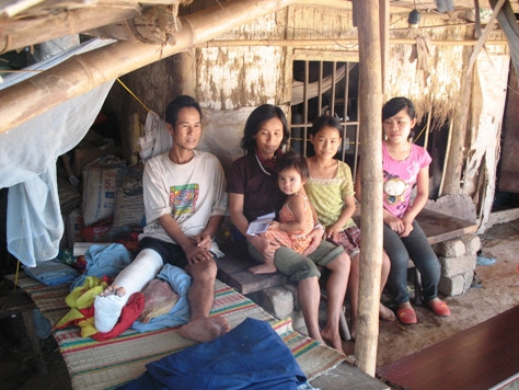 Phan Văn Canh cùng gia đình