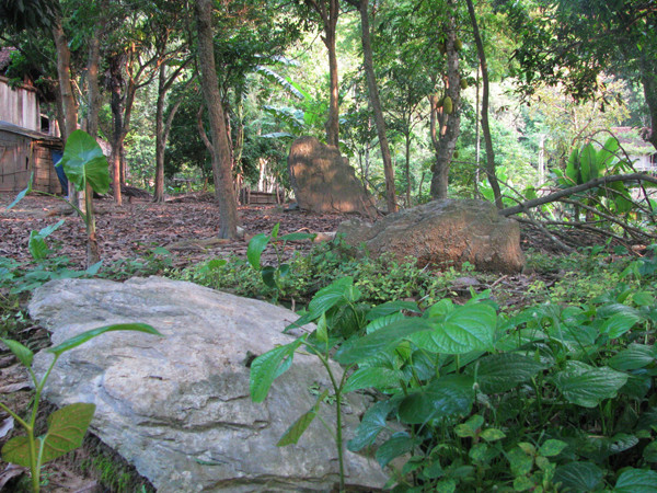 Rất nhiều mộ đá ở Trung Thành