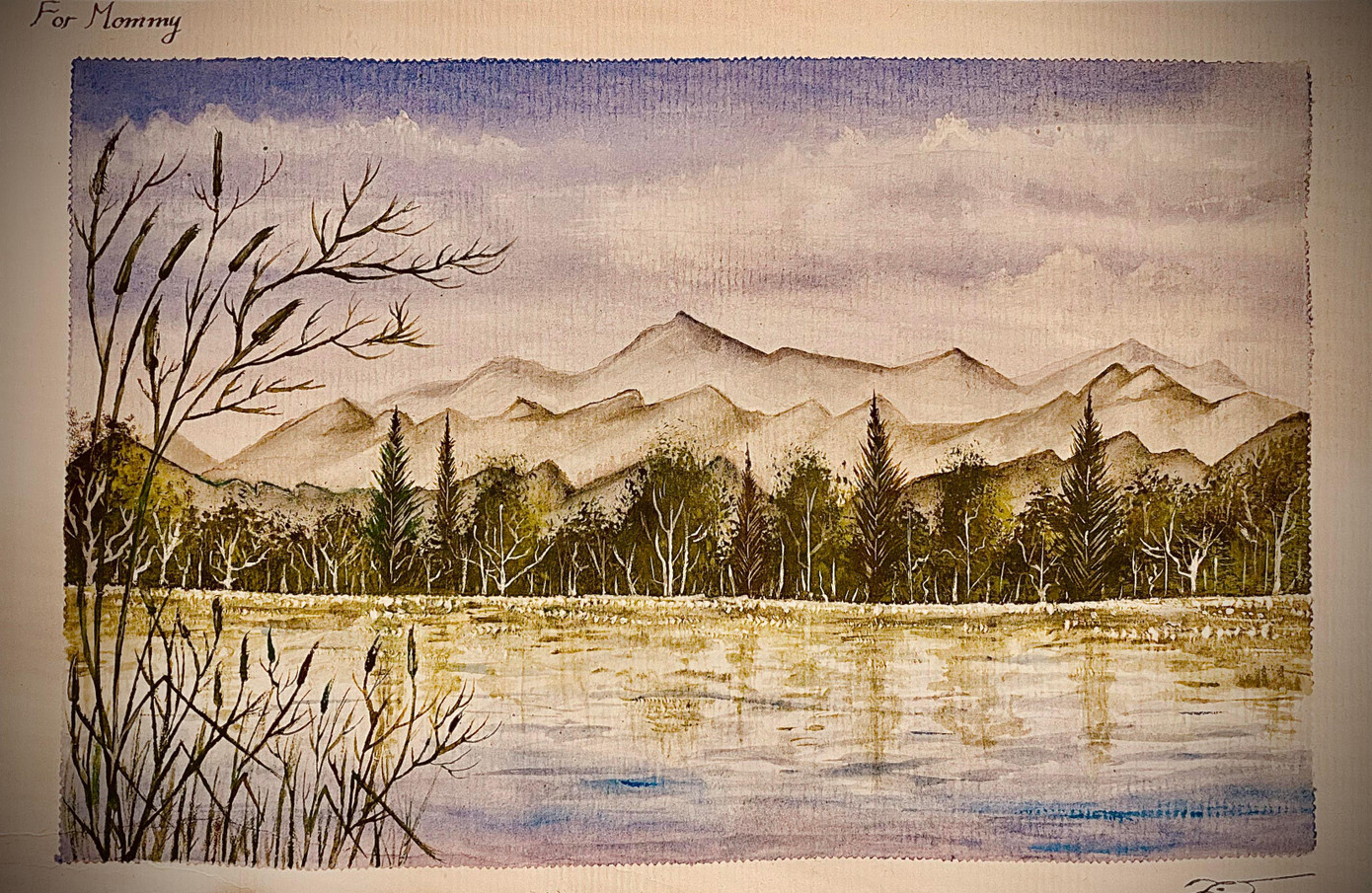 Một bức vẽ của Anna Linh (Ảnh: Linh Nga cung cấp)