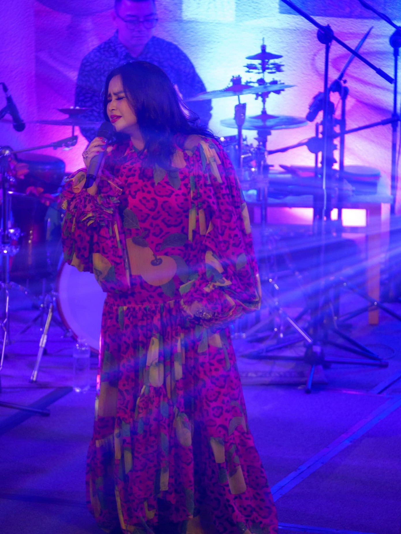 Hình ảnh trong một buổi biểu diễn của Thanh Lam tại Sài Gòn mới đây (Ảnh: FBNV)