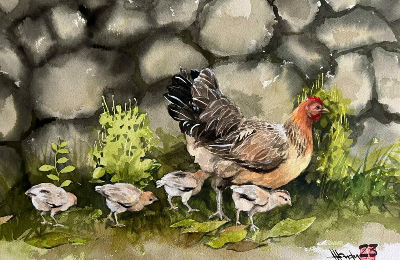 Hồng Quân từng học trung cấp mỹ thuật ở TPHCM. Sau khi học xong trung cấp anh lao vào mưu sinh vì không muốn tiếp tục sống nhờ đồng lương ít ỏi của ba má. Khi đời sống tạm ổn, anh quay lại với hội họa, tiếp tục theo học Đại học Mỹ thuật TPHCM. Được học cơ bản hệ chính quy về sơn dầu nhưng Hồng Quân lại có duyên với màu nước.