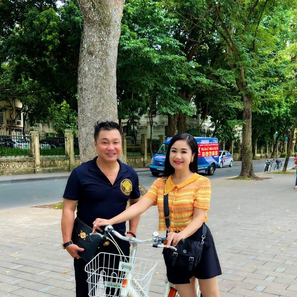 Lý Hùng và Thu Hà hội ngộ sau một thập kỷ. Ảnh: Lý Hùng cung cấp.