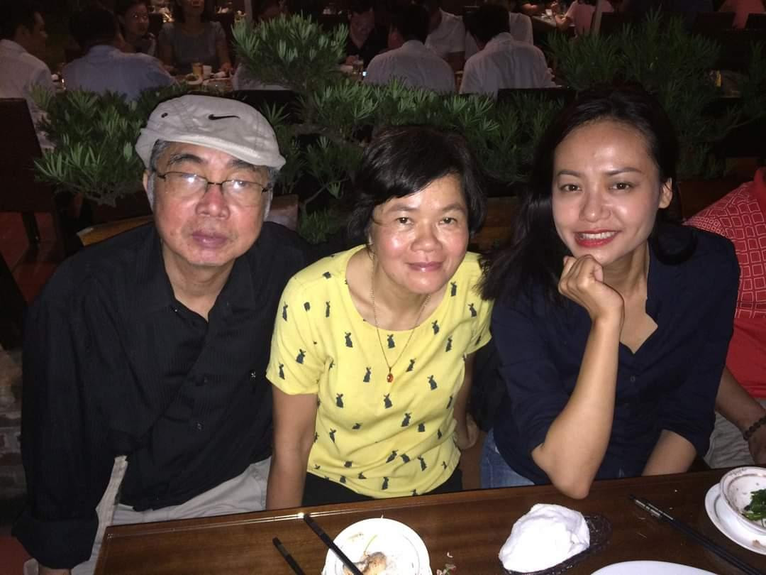 Nhà văn Trung Trung Đỉnh, đạo diễn Phạm Nhuệ Giang và diễn viên, đạo diễn Hồng Ánh (Ảnh: T.T.Đ cung cấp)