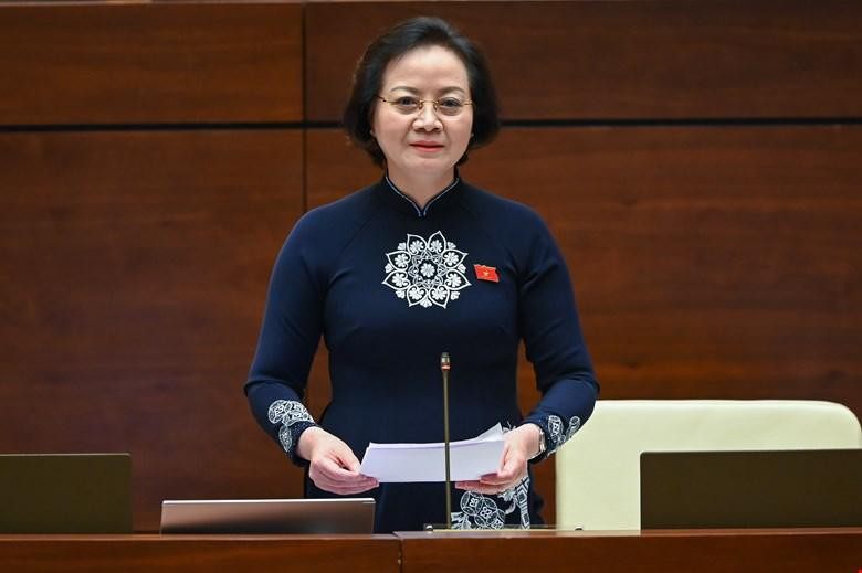 Bộ trưởng Bộ Nội vụ Phạm Thị Thanh Trà (ảnh Như Ý)