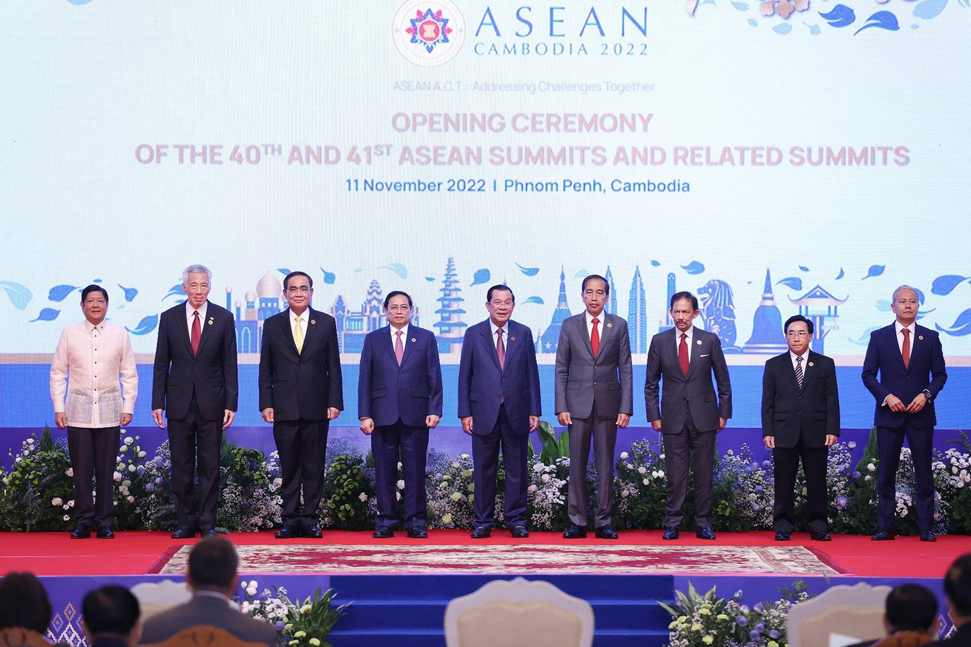 Các nhà Lãnh đạo ASEAN chụp ảnh chung. Ảnh Nhật Bắc Các nhà Lãnh đạo ASEAN chụp ảnh chung. Ảnh Nhật Bắc
