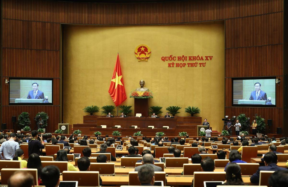 Bế mạc Kỳ họp thứ 4, Quốc hội khóa XV. Ảnh: Như Ý