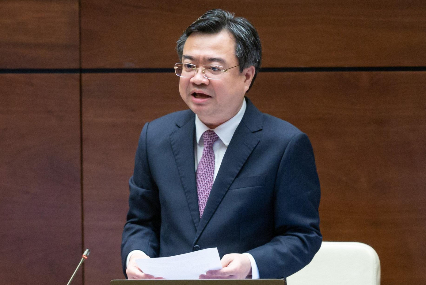 Bộ trưởng Bộ Xây dựng Nguyễn Thanh Nghị (ảnh Như Ý)