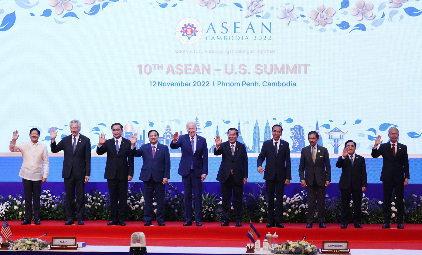 Lãnh đạo các nước ASEAN và Tổng thống Mỹ. Ảnh: Dương Giang Lãnh đạo các nước ASEAN và Tổng thống Mỹ. Ảnh: Dương Giang