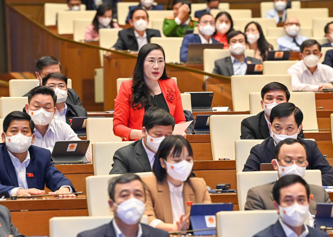 Phó Chủ nhiệm Ủy ban Tư pháp Nguyễn Thị Thủy (ảnh Như Ý)