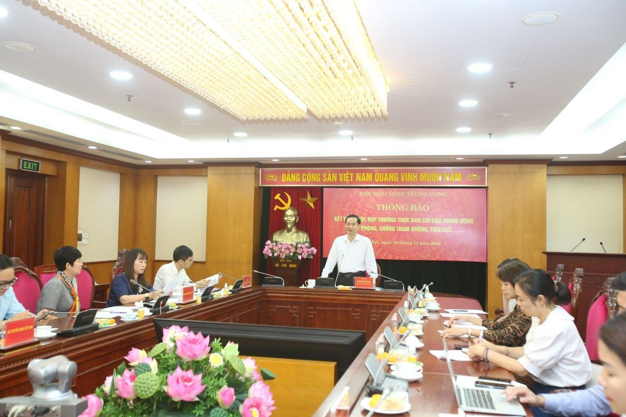 Ông Nguyễn Thái Học - Phó trưởng Ban Nội chính T.Ư - thông tin tại cuộc họp báo Ông Nguyễn Thái Học - Phó trưởng Ban Nội chính T.Ư - thông tin tại cuộc họp báo