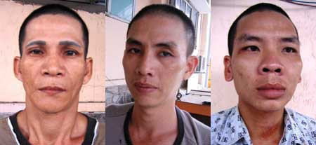 Các đối tượng Hiệp, Lâm và Hùng. Các đối tượng Hiệp, Lâm và Hùng