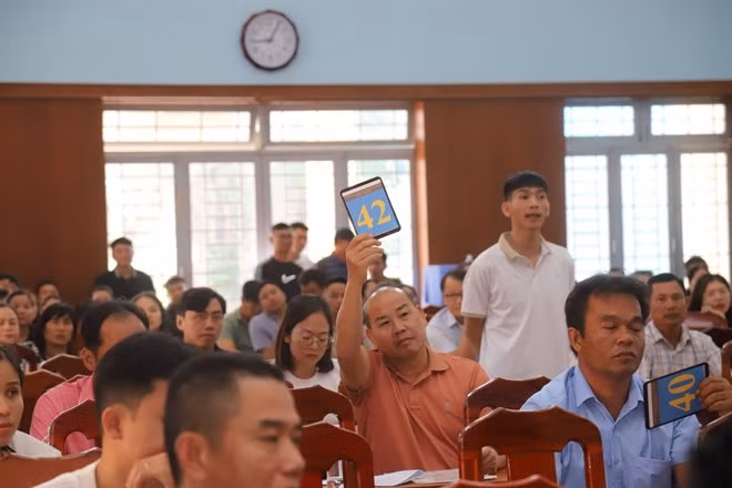 Phiên đấu giá có hơn 250 cá nhân nộp hồ sơ đăng ký.