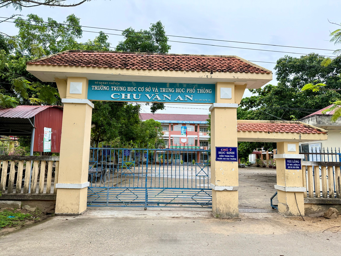 Trường THCS&amp;THPT Chu Văn An - nơiHoa hậu Việt Nam 2024 Hà Trúc Linh từng theo học.