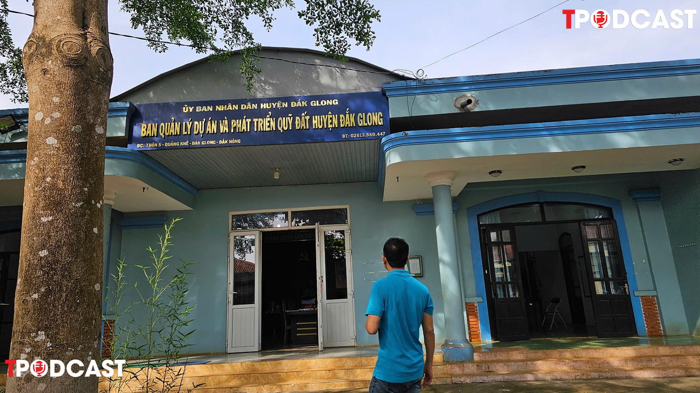 Trụ sở Ban Quản lý dự án và Phát triển quỹ đất huyện Đắk G’long