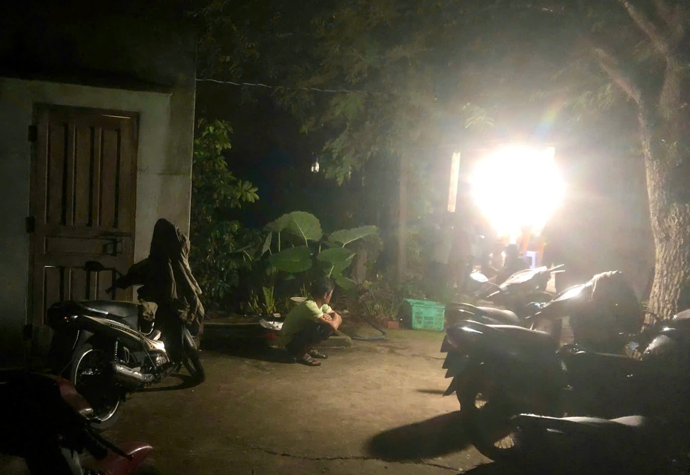 Hiện trường nơi xảy ra vụ việc.