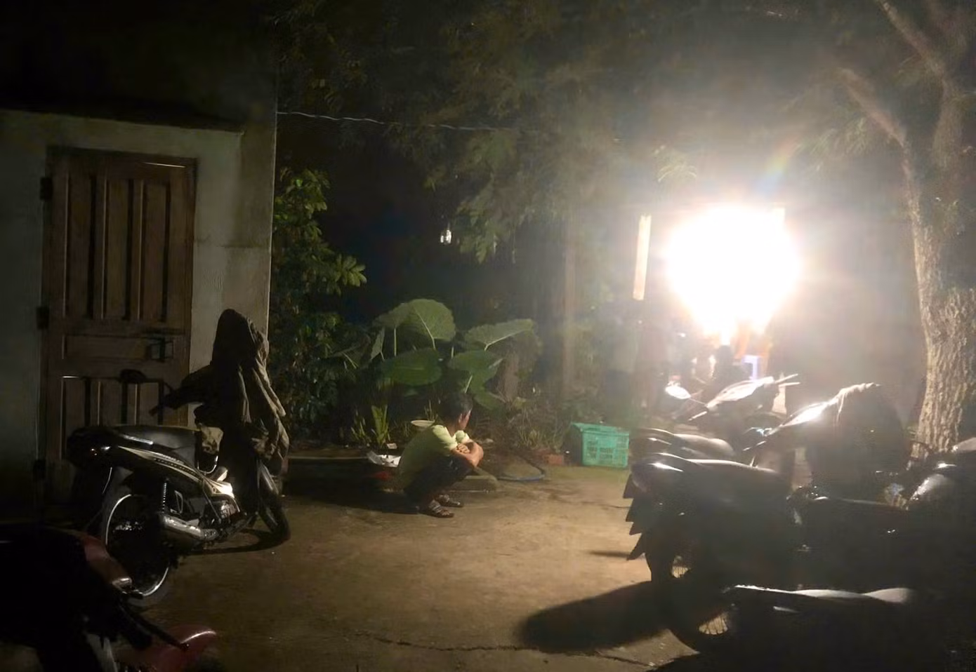 Hiện trường nơi xảy ra vụ việc.