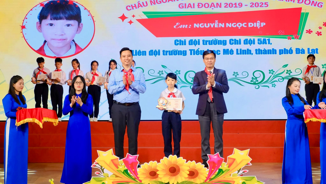 Đại hội đã tuyên dương 84 đại biểu Cháu ngoan Bác Hồ cấp tỉnh.