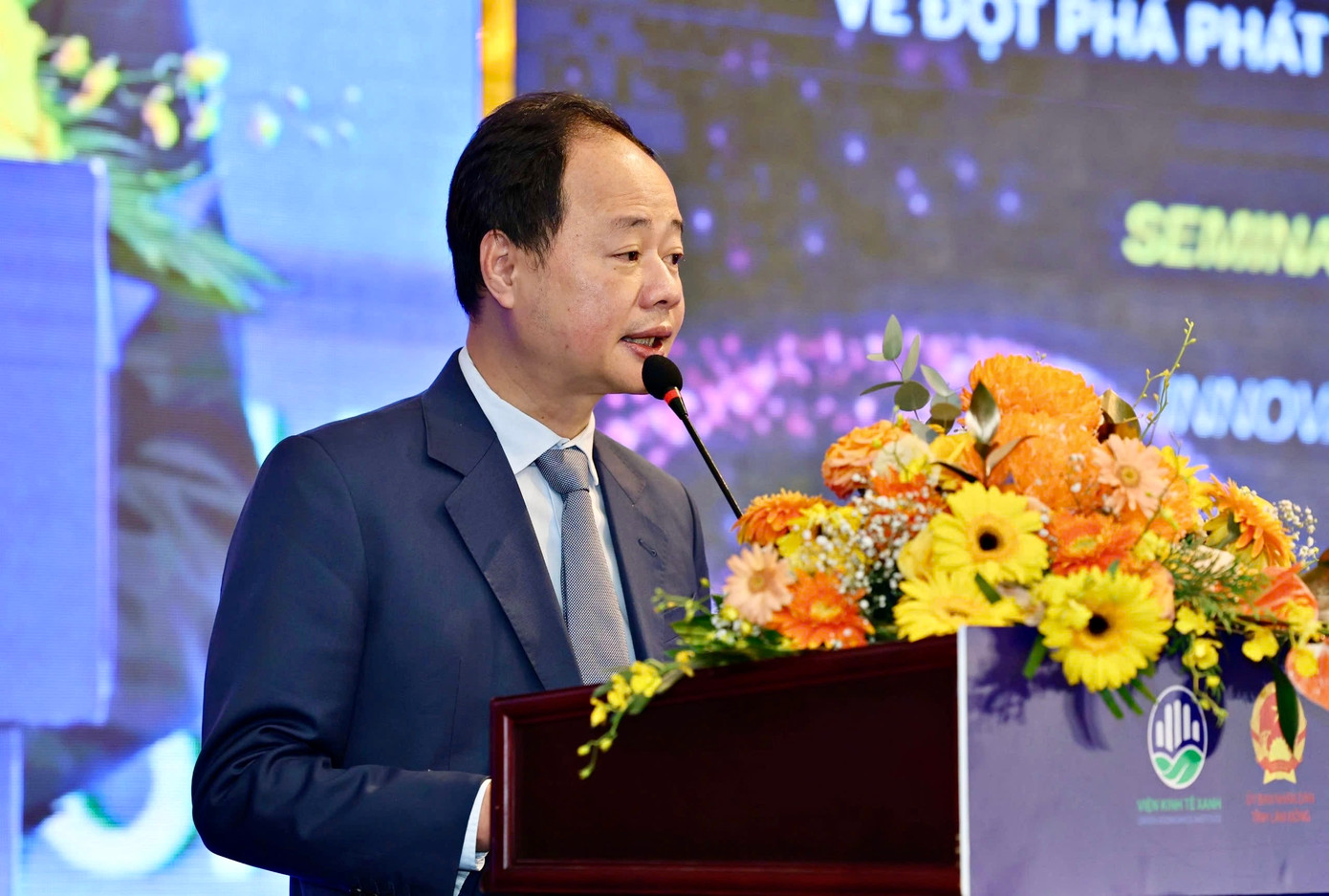 Ông Trần Hồng Thái - Chủ tịch UBND tỉnh Lâm Đồng phát biểu.