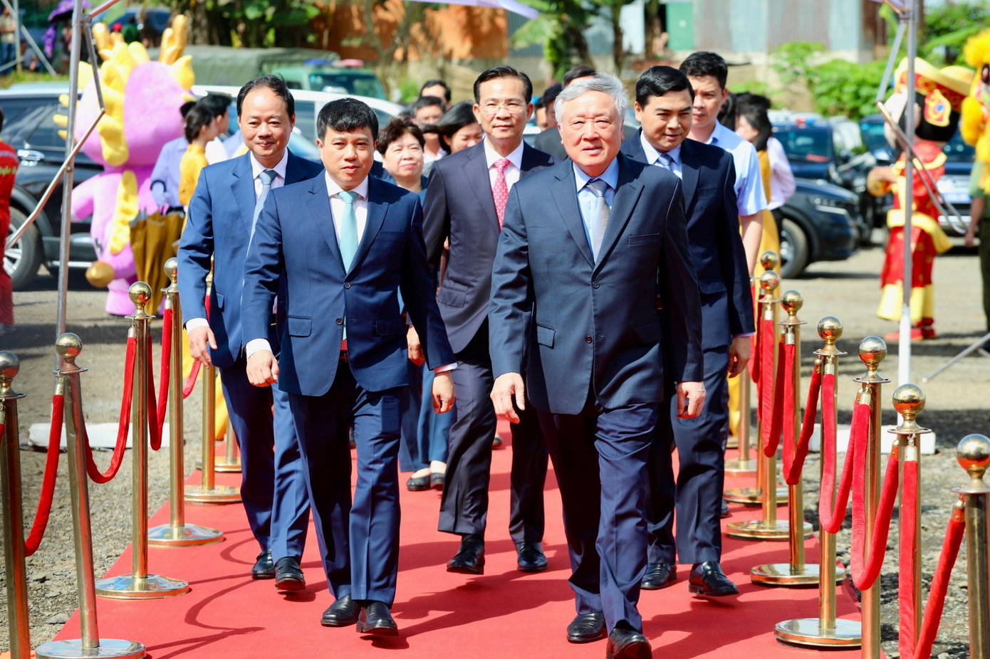 Lễ khởi công do UBND tỉnh Lâm Đồng chủ trì, có sự tham dự của Ủy viên Bộ Chính trị, Phó Thủ tướng Thường trực Chính phủ Nguyễn Hòa Bình.