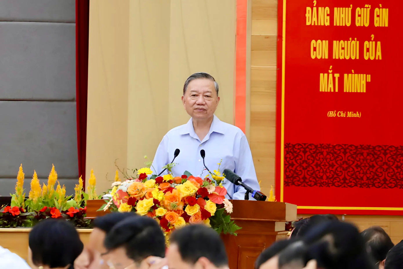 Tổng Bí thư Tô Lâm phát biểu tại cuộc họp. Tổng Bí thư Tô Lâm phát biểu tại cuộc họp.