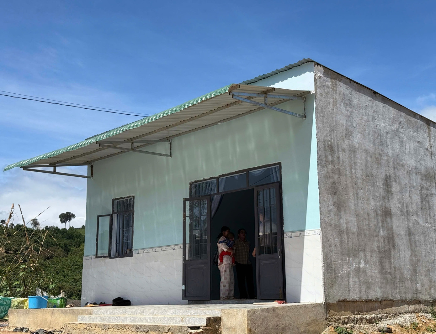 Căn nhà mới của gia đình 8 người ở vùng sâu, vùng xa Lâm Đồng.