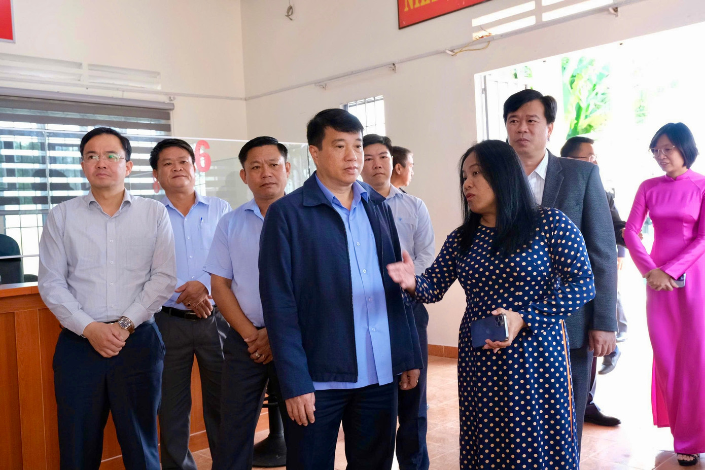 Bí thư Tỉnh uỷ Lâm Đồng kiểm tại xã Bảo Thuận. Bí thư Tỉnh uỷ Lâm Đồng kiểm tại xã Bảo Thuận.