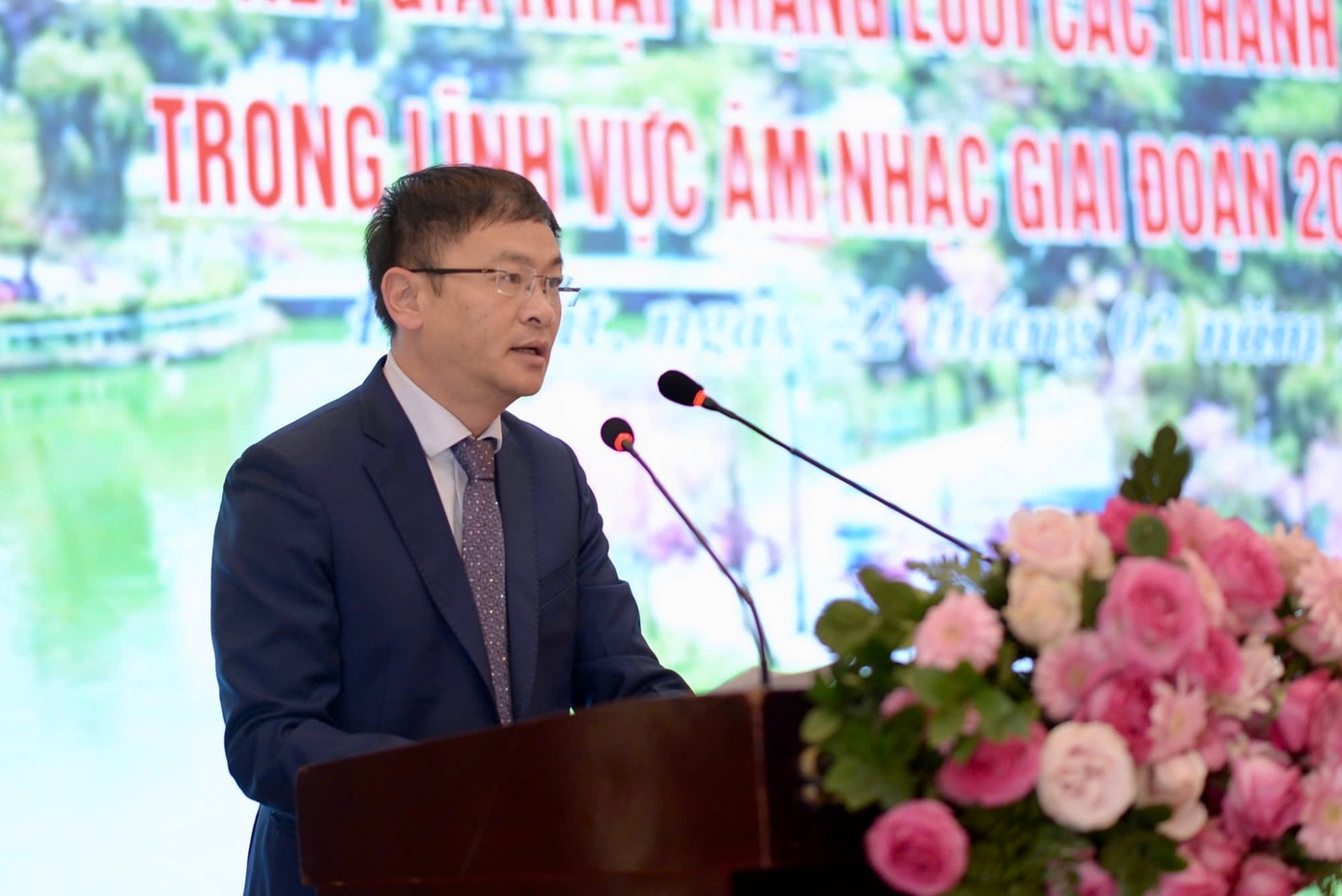 Ông Đặng Quang Tú - Chủ tịch UBND TP. Đà Lạt - phát biểu.