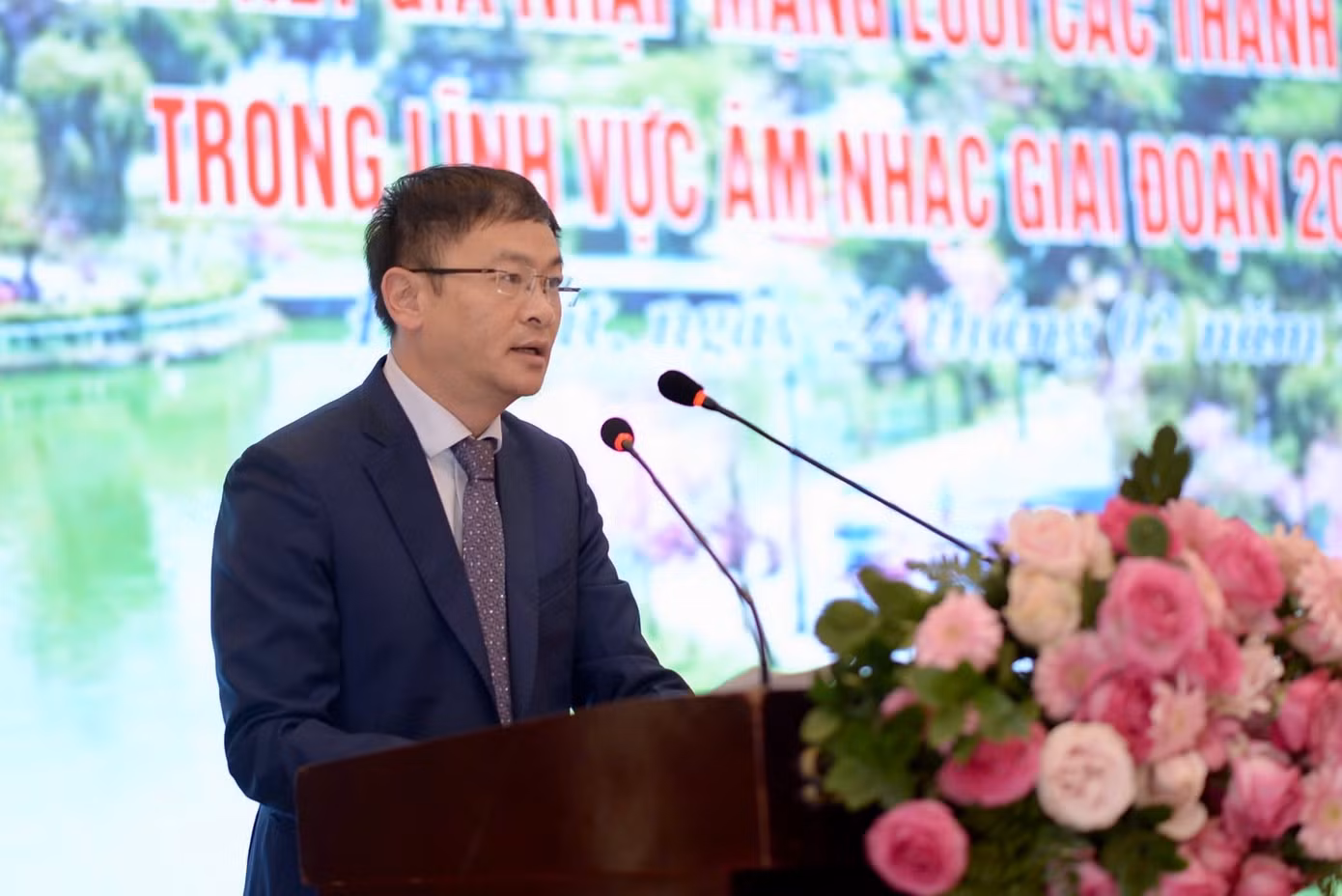 Ông Đặng Quang Tú - Chủ tịch UBND TP. Đà Lạt - phát biểu.