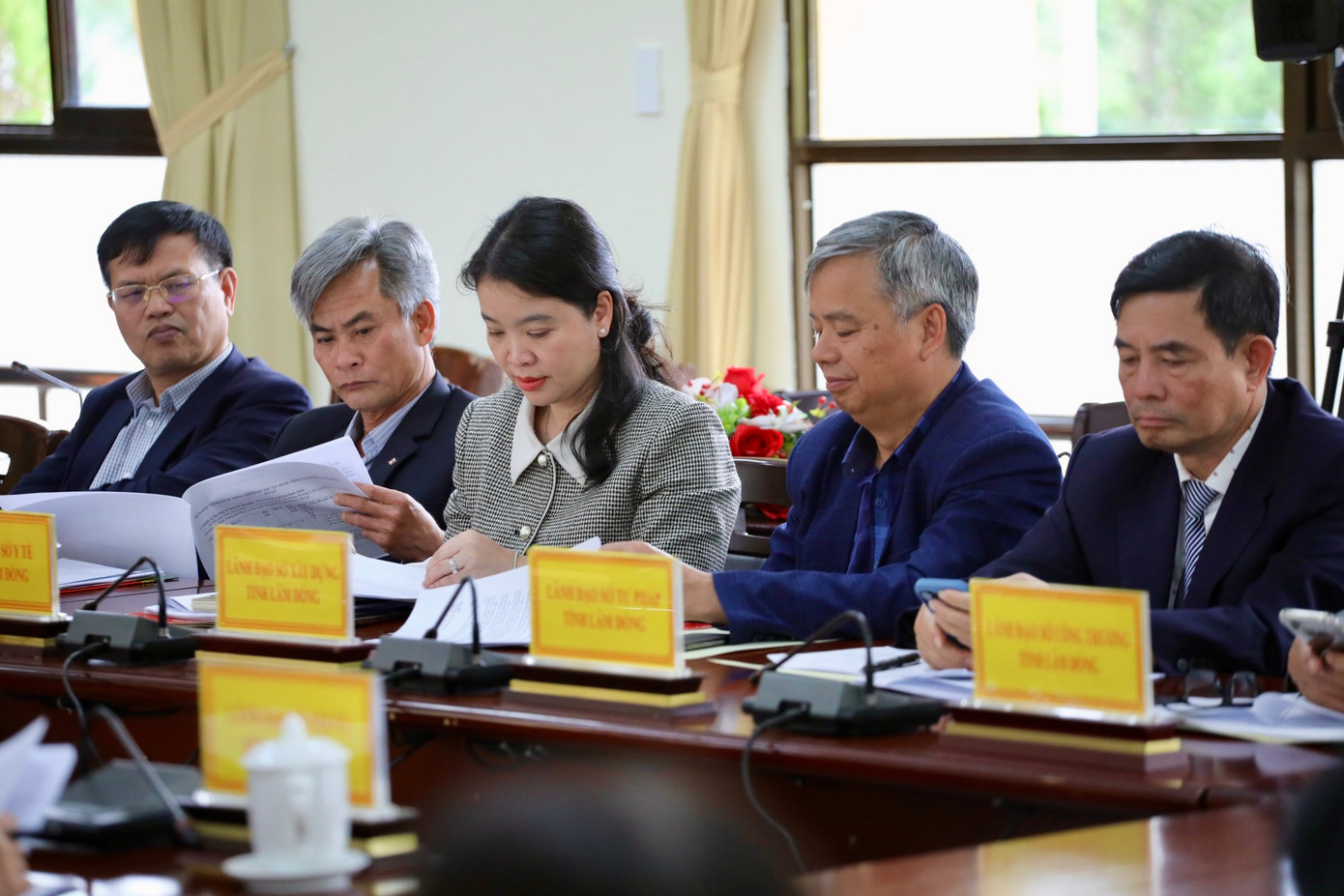 Các đại biểu dự tại phường Xuân Hương - Đà Lạt. Các đại biểu dự tại phường Xuân Hương - Đà Lạt.