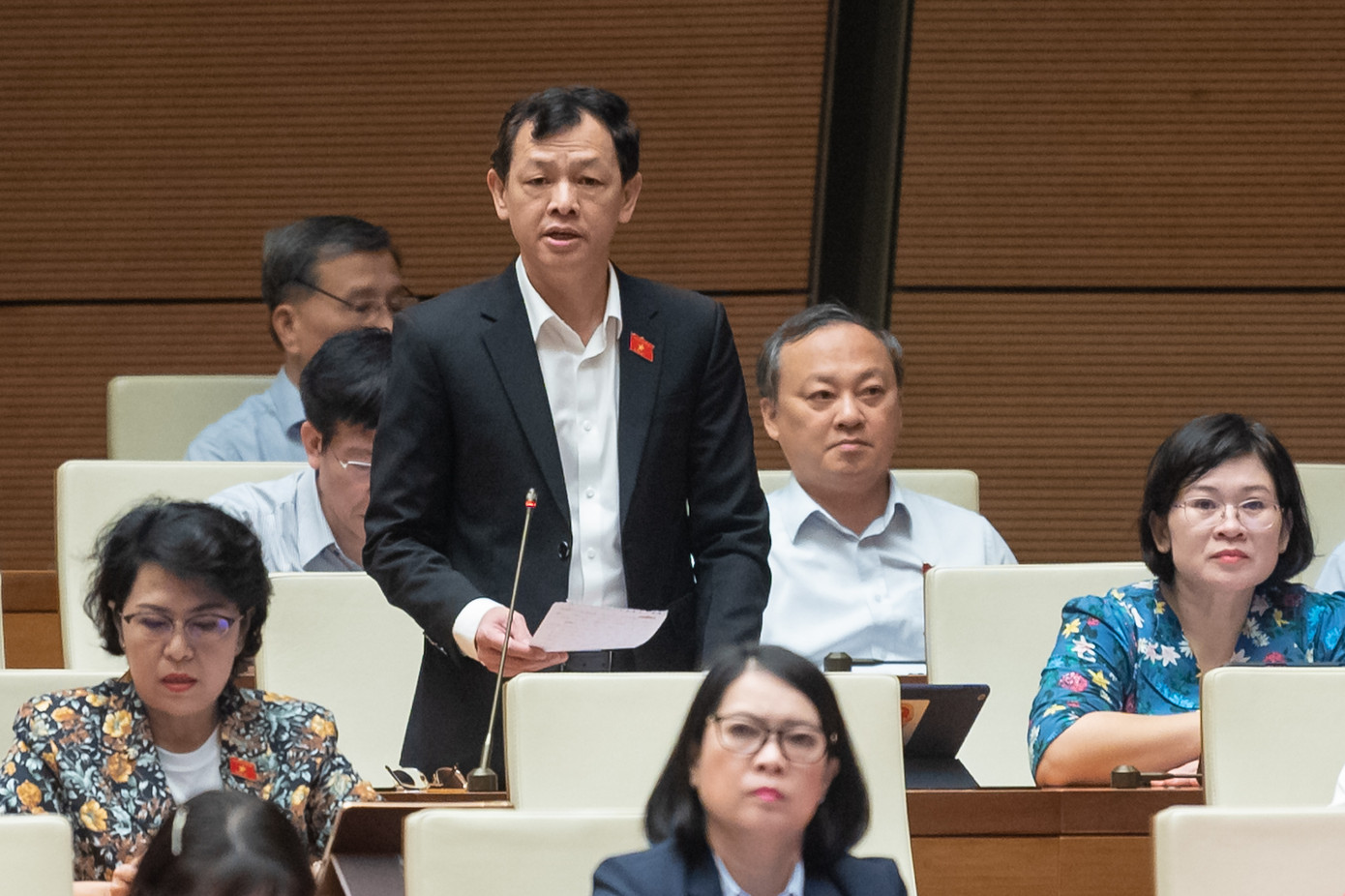 Đại biểu Nguyễn Tri Thức (TP. HCM). Ảnh Như Ý