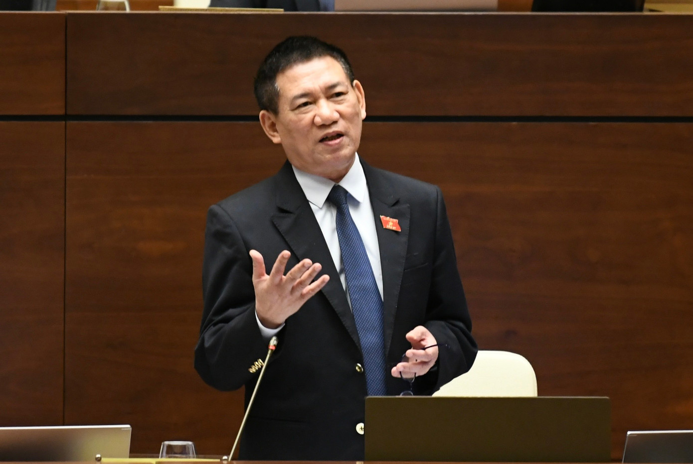 Bộ trưởng Tài chính Hồ Đức Phớc. Ảnh Như Ý