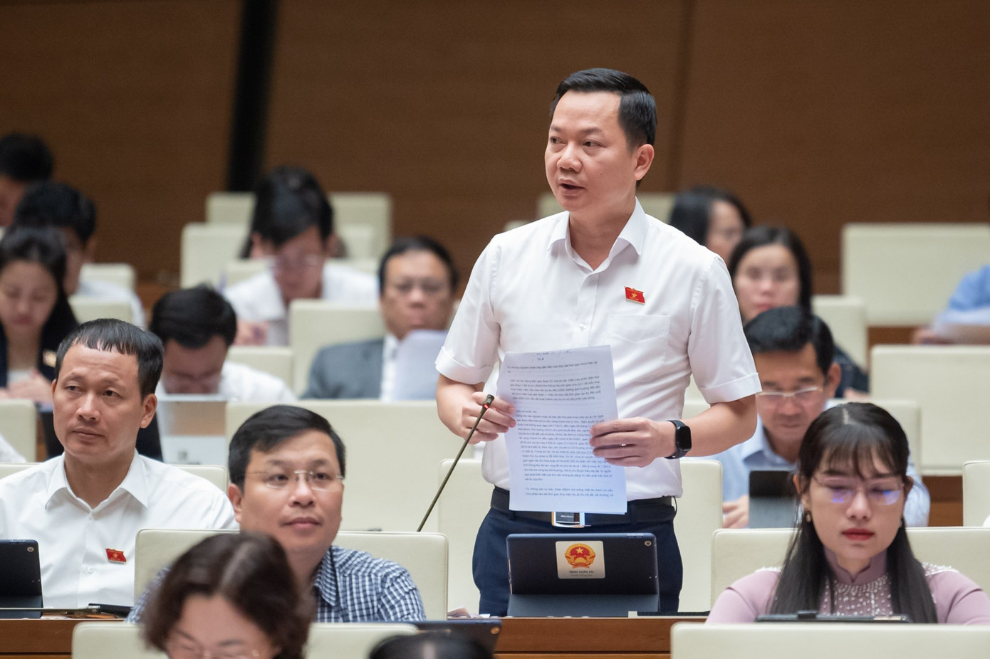 Đại biểu Trịnh Xuân An (Đoàn Đồng Nai). Ảnh Như Ý