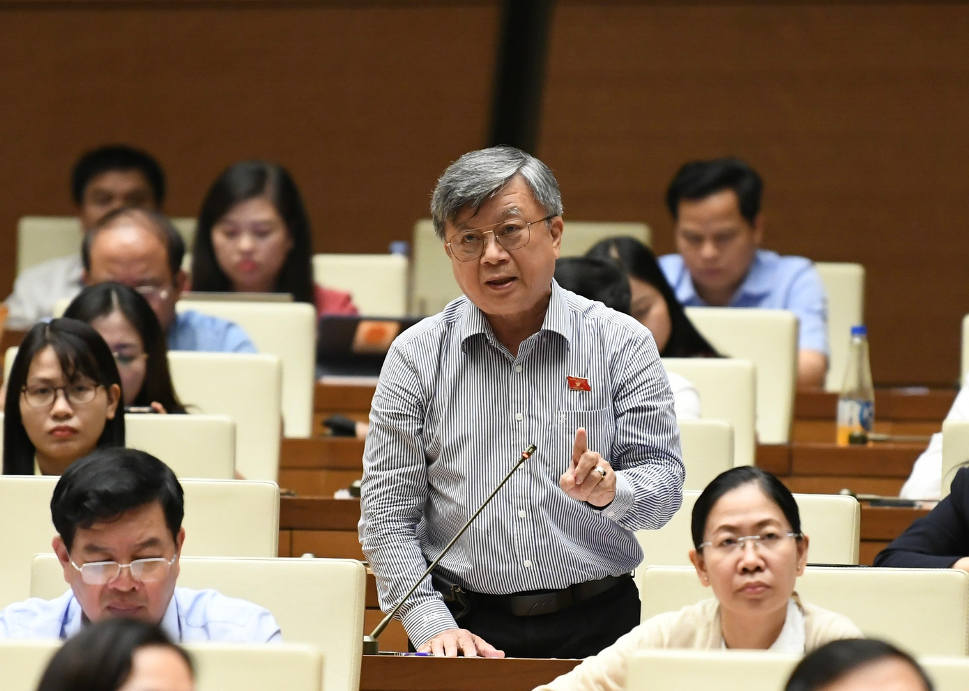 Đại biểu Trương Trọng Nghĩa (đoàn TP.HCM). Ảnh Như Ý Đại biểu Trương Trọng Nghĩa (đoàn TP.HCM). Ảnh Như Ý