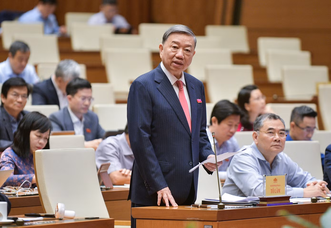Bộ trưởng Bộ Công an Tô Lâm.