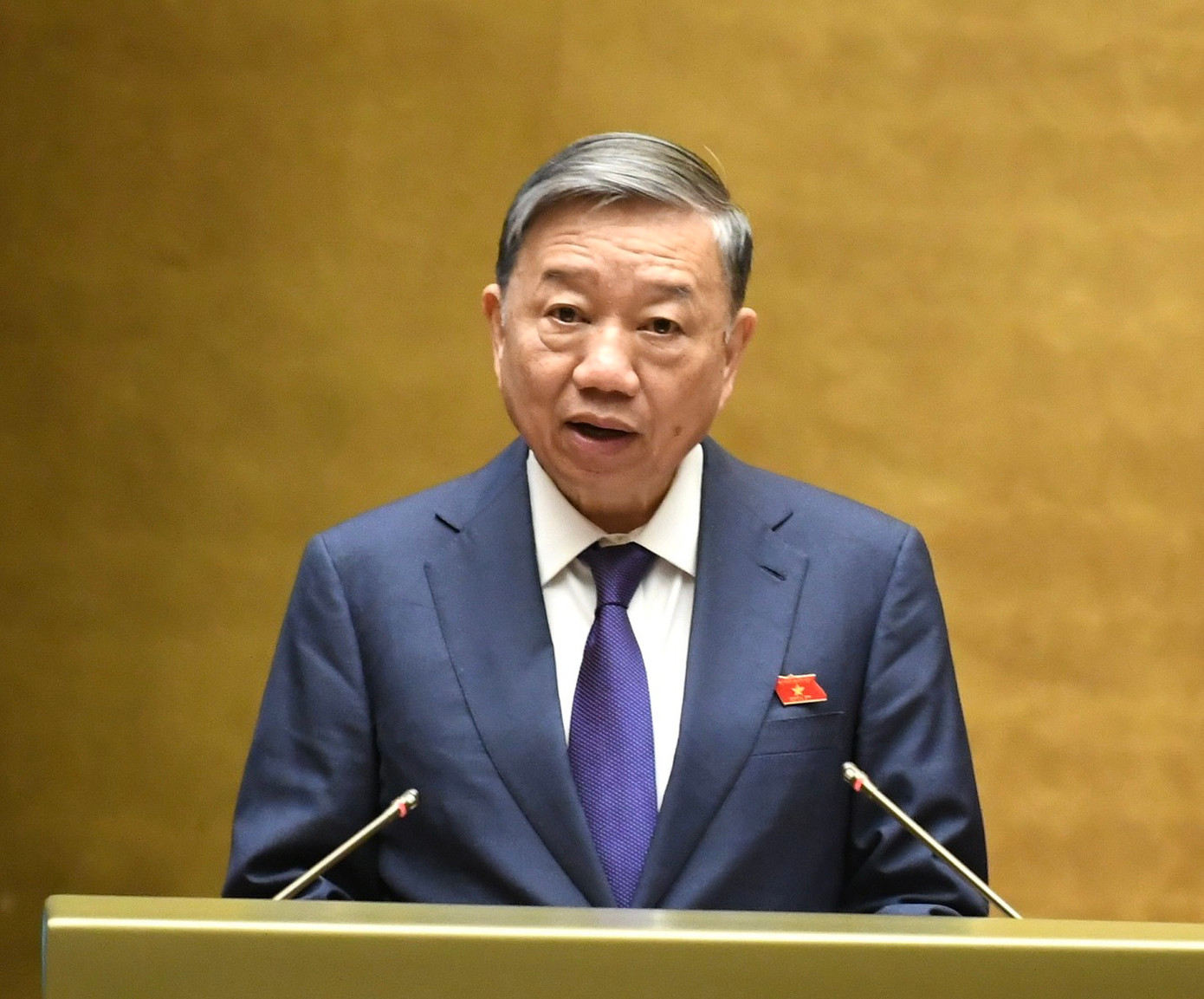 Đại tướng Tô Lâm - Bộ trưởng Bộ Công an. (Ảnh: Như Ý)