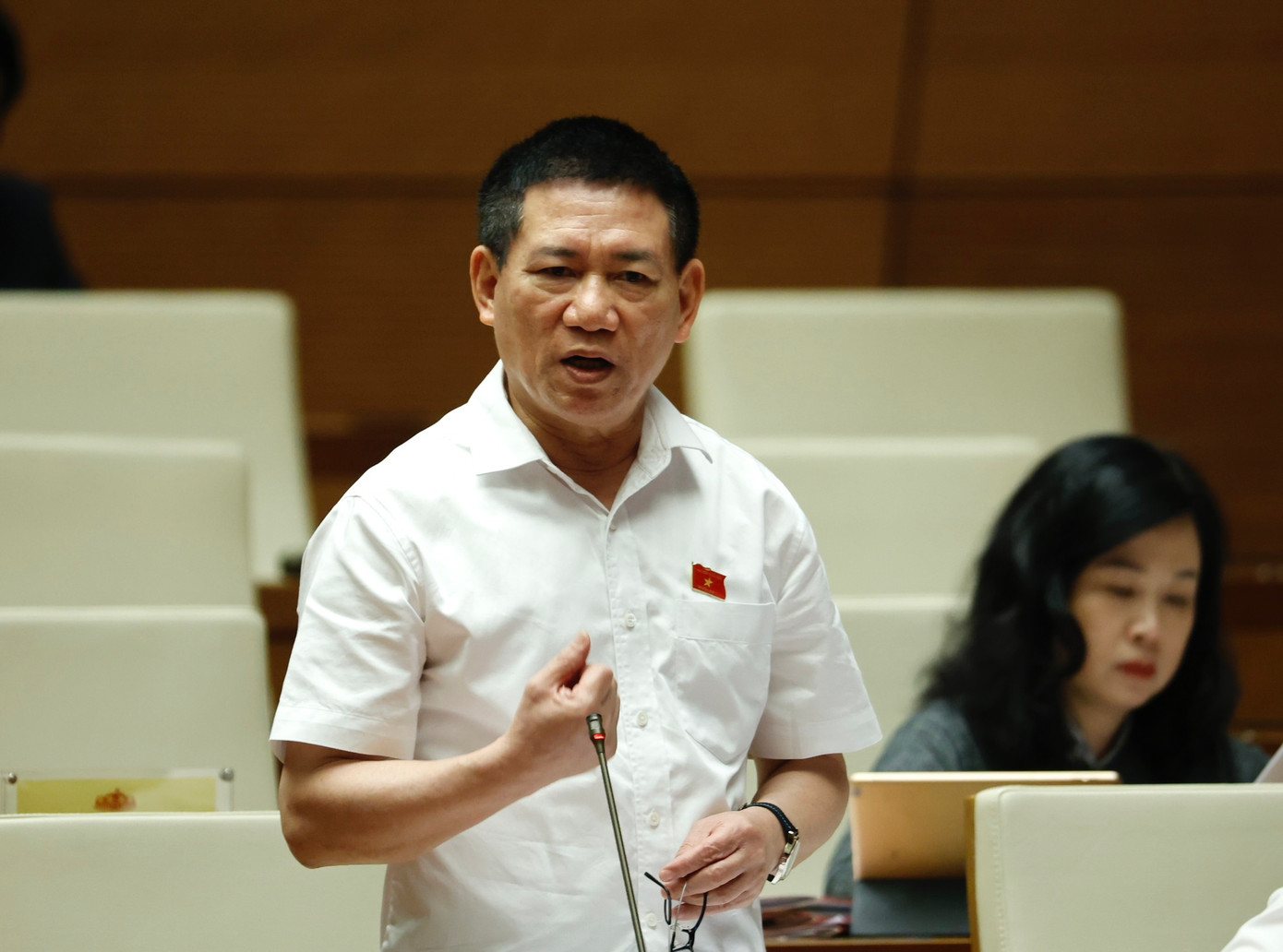 Bộ trưởng Tài chính Hồ Đức Phớc. Ảnh: Như Ý Bộ trưởng Tài chính Hồ Đức Phớc. Ảnh: Như Ý