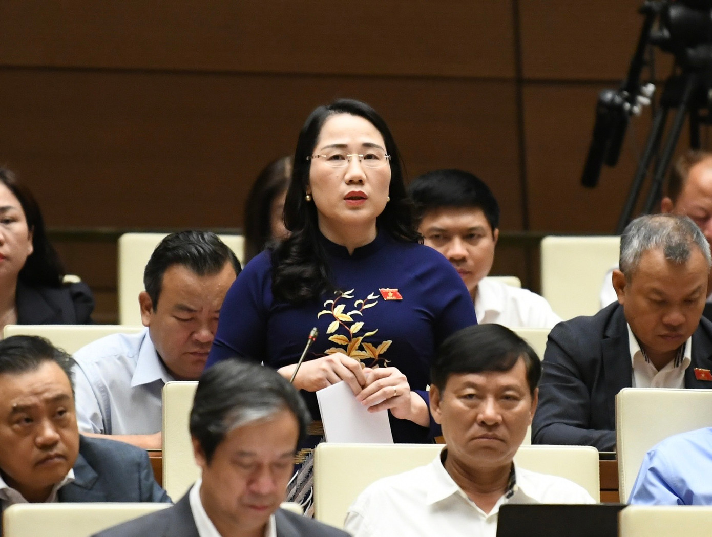 Đại biểu Nguyễn Thị Thủy (Bắc Kạn). Ảnh Như Ý