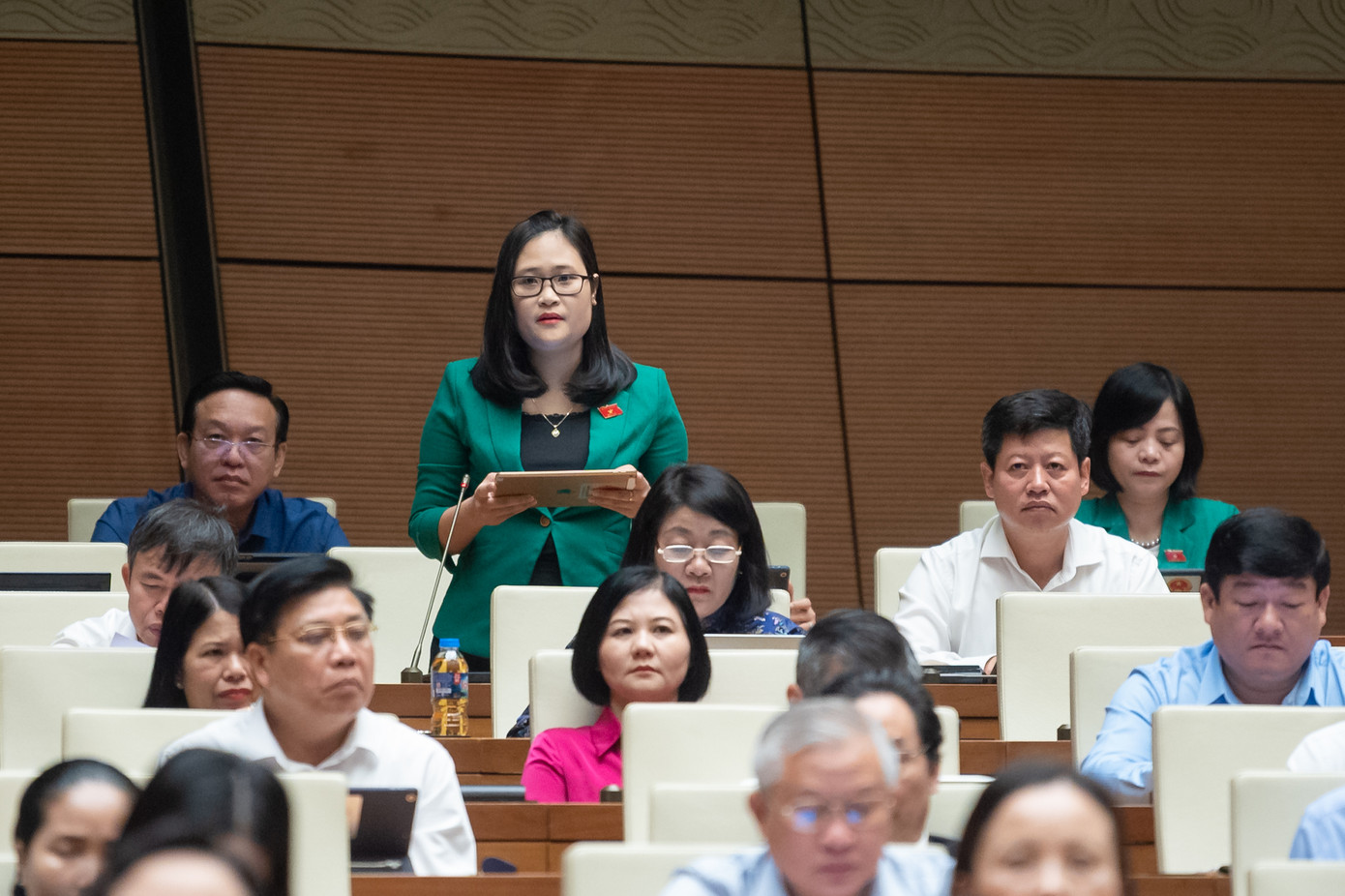 Đại biểu Hà Ánh Phượng (Phú Thọ). Ảnh Như Ý