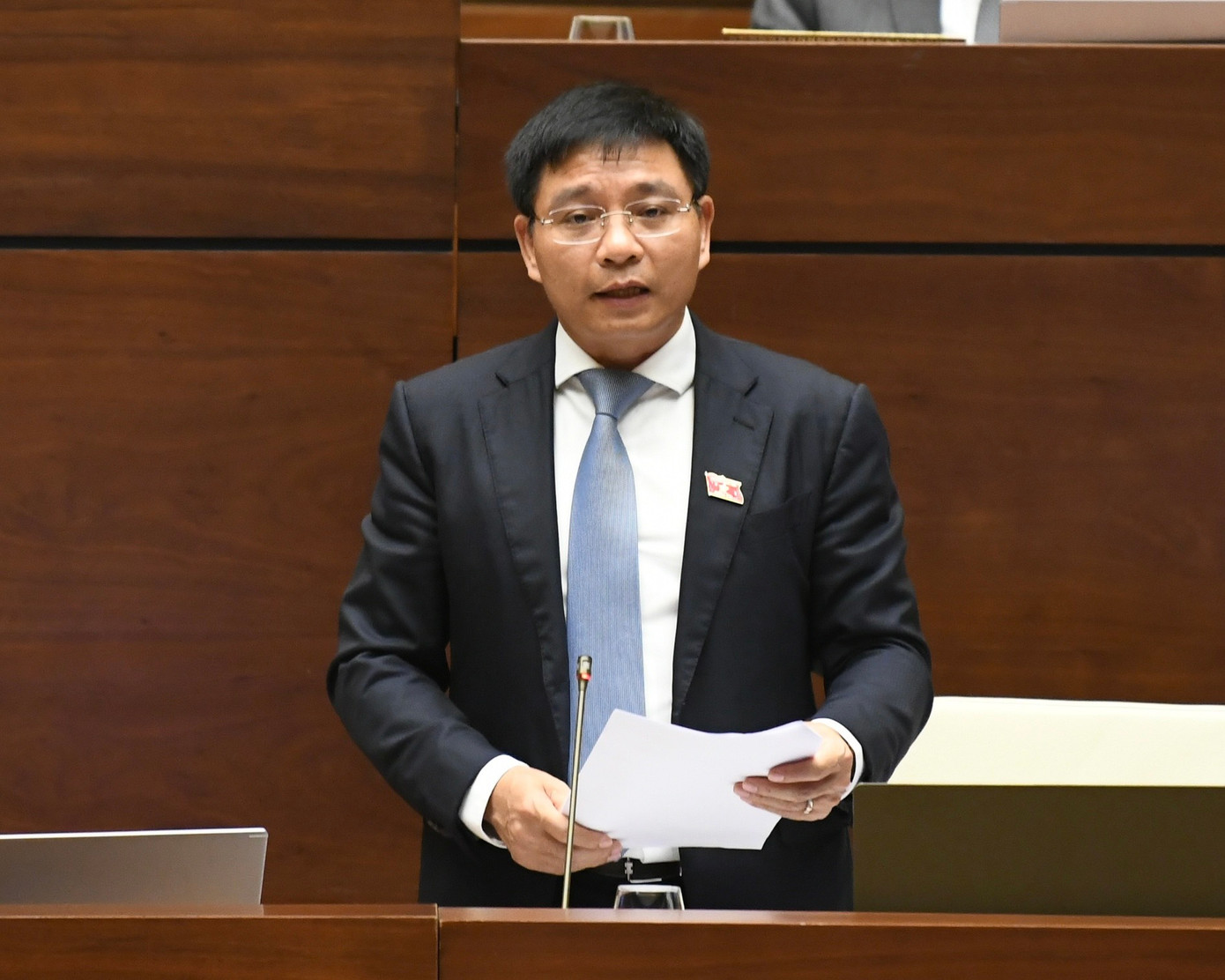 Bộ trưởng Bộ Giao thông vận tải Nguyễn Văn Thắng. Ảnh Như Ý Bộ trưởng Bộ Giao thông vận tải Nguyễn Văn Thắng. Ảnh Như Ý