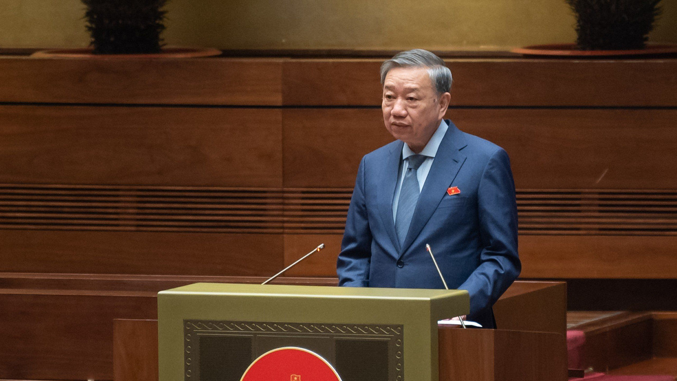 Đại tướng Tô Lâm, Bộ trưởng Công an. Ảnh QH