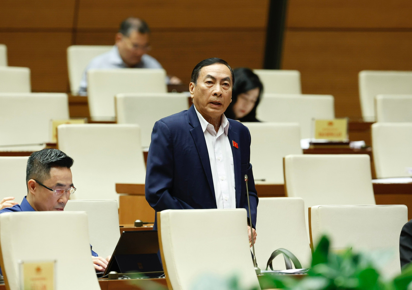 Đại biểu Phạm Văn Hòa - Đoàn ĐBQH tỉnh Đồng Tháp. Ảnh: Như Ý.